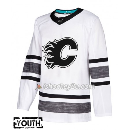 Børn NHL Calgary Flames Trøje Blank Hvid 2019 All-Star Adidas Authentic
